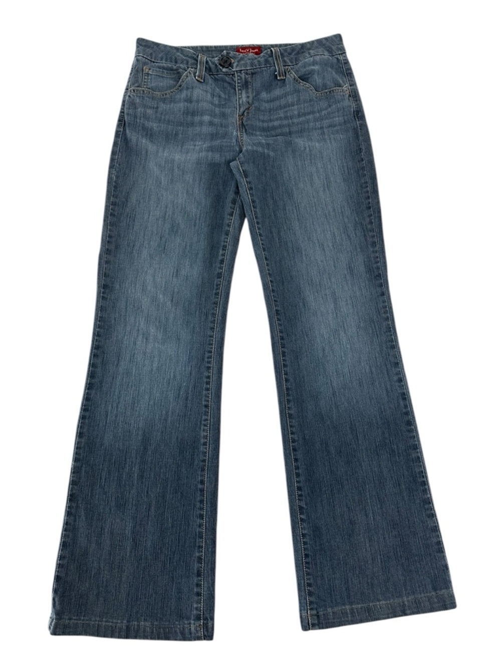 LEVI’S / Blue Denim Wide Leg Jeans / Size 8M / Bohemian Fairy Festival Alt Girl